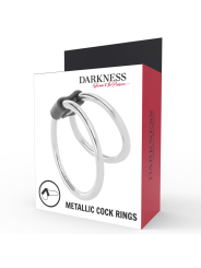 Darkness - Anello Per Pene Doppio In Metallo - DARKNESS SENSATIONS - Anelli Fallici | erosidea.com