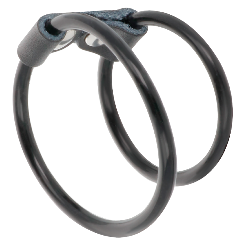 Darkness - Doppio Anello Per Pene Flessibile - DARKNESS SENSATIONS - Anelli Fallici | erosidea.com