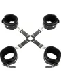 Darkness - Manette In Pelle Per Piedi E Mani Nere - DARKNESS BONDAGE - Manette e Polsini | erosidea.com