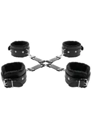 Darkness - Manette In Pelle Per Piedi E Mani Nere - DARKNESS BONDAGE - Manette e Polsini | erosidea.com