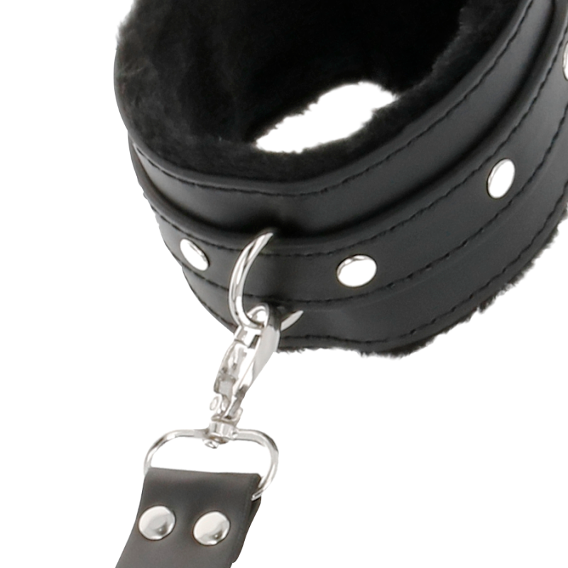 Darkness - Manette In Pelle Per Piedi E Mani Nere - DARKNESS BONDAGE - Manette e Polsini | erosidea.com