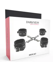 Darkness - Manette In Pelle Per Piedi E Mani Nere - DARKNESS BONDAGE - Manette e Polsini | erosidea.com