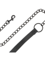 Darkness - Manette E Colletto In Pelle Nera - DARKNESS - Manette e Polsini | erosidea.com