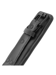 Darkness - Manette E Colletto In Pelle Nera - DARKNESS - Manette e Polsini | erosidea.com