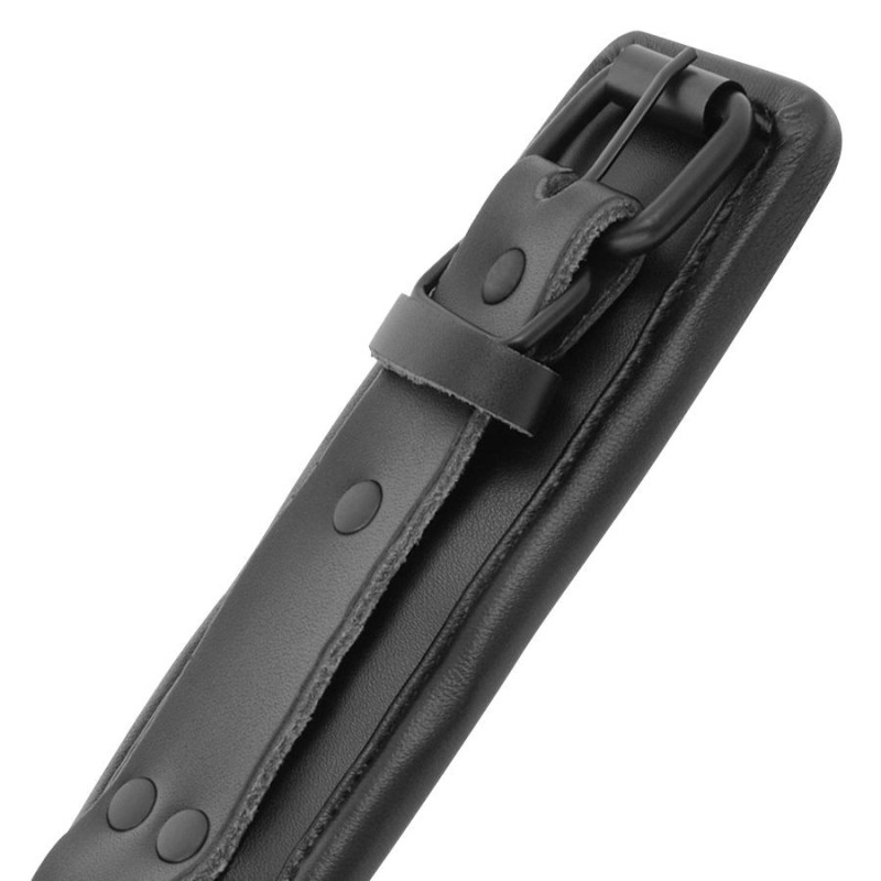 Darkness - Manette E Colletto In Pelle Nera - DARKNESS - Manette e Polsini | erosidea.com