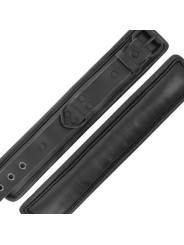 Darkness - Manette E Colletto In Pelle Nera - DARKNESS - Manette e Polsini | erosidea.com