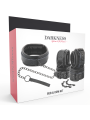 Darkness - Manette E Colletto In Pelle Nera - DARKNESS - Manette e Polsini | erosidea.com