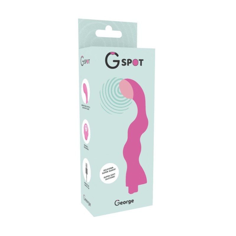 Vibratore G-Spot George Gum Rosa - G-SPOT - Vibratori punto G | erosidea.com