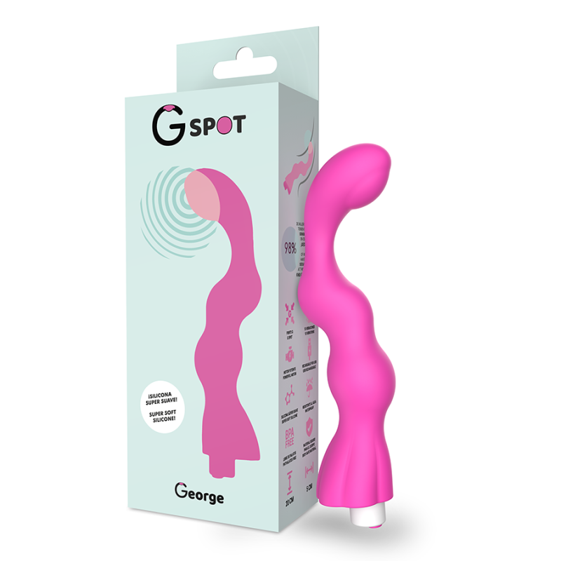 Vibratore G-Spot George Gum Rosa - G-SPOT - Vibratori punto G | erosidea.com