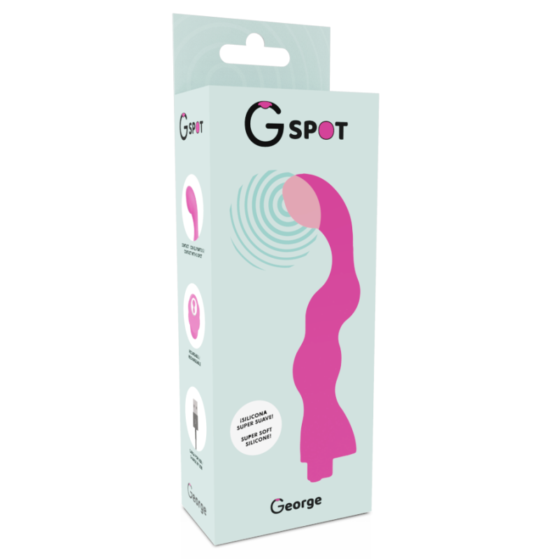 Vibratore G-Spot George Gum Rosa - G-SPOT - Vibratori punto G | erosidea.com