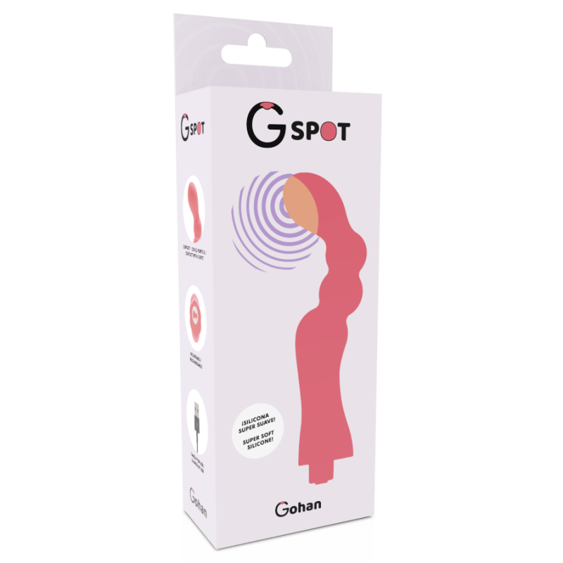 Vibratore G-Spot Gohan G-Spot Rosso Chiaro - G-SPOT - Vibratori punto G | erosidea.com