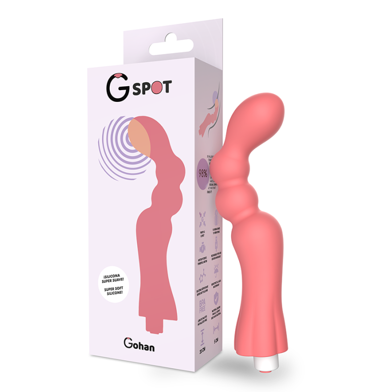 Vibratore G-Spot Gohan G-Spot Rosso Chiaro - G-SPOT - Vibratori punto G | erosidea.com