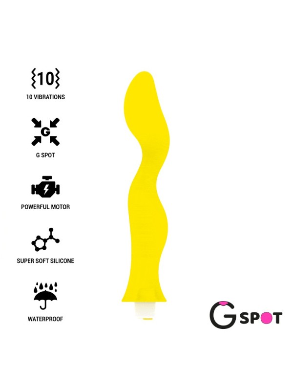 Vibratore G-Spot Gavyn G-Spot Giallo - G-SPOT - Vibratori punto G | erosidea.com