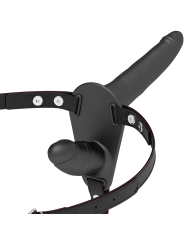 Fetish Submissive Harness - Doppia Penetrazione Nera - FETISH SUBMISSIVE HARNESS - Strap-on e Imbracature | erosidea.com