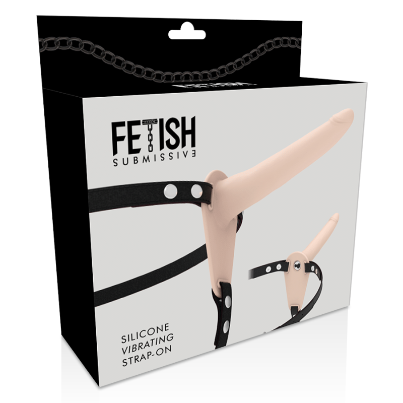 Vibratore Fetish Submissive Harness In Silicone Flesh 15 Cm - FETISH SUBMISSIVE HARNESS - Vibratori | erosidea.com