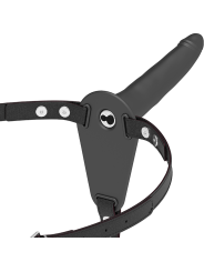 Vibratore Fetish Submissive Harness In Silicone Nero 15 Cm - FETISH SUBMISSIVE HARNESS - Vibratori | erosidea.com