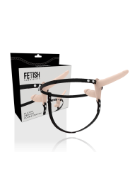 Vibratore Fetish Submissive Harness Flesh Up A Doppia Penetrazione - FETISH SUBMISSIVE HARNESS - Vibratori | erosidea.com