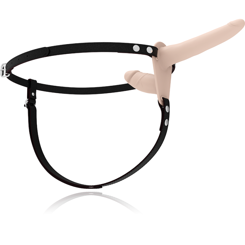 Vibratore Fetish Submissive Harness Flesh Up A Doppia Penetrazione - FETISH SUBMISSIVE HARNESS - Vibratori | erosidea.com