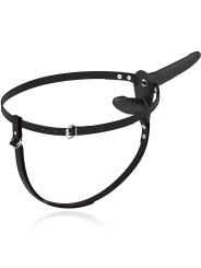 Vibratore Fetish Submissive Harness Nero A Doppia Penetrazione - FETISH SUBMISSIVE HARNESS - Vibratori | erosidea.com