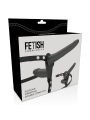 Vibratore Fetish Submissive Harness Nero A Doppia Penetrazione - FETISH SUBMISSIVE HARNESS - Vibratori | erosidea.com