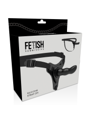 Fetish Submissive Harness - Punto G In Silicone Nero 16 Cm - FETISH SUBMISSIVE HARNESS - Strap-on e Imbracature | erosidea.com