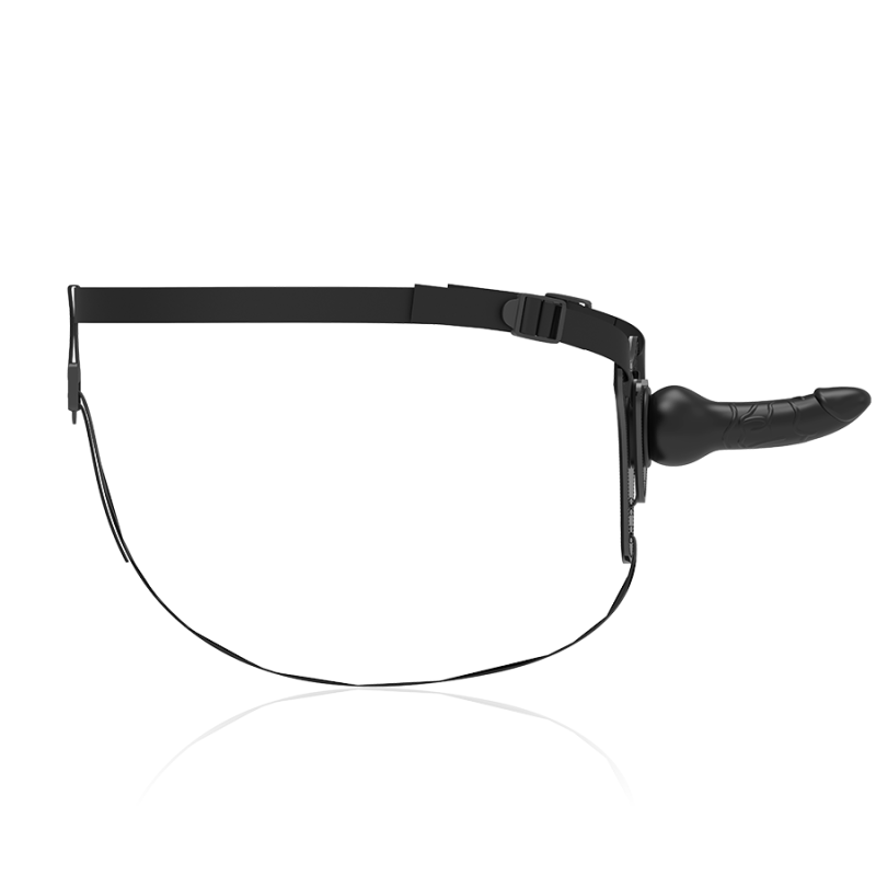 Fetish Submissive Harness - Silicone Nero Realistico 16 Cm - FETISH SUBMISSIVE HARNESS - Strap-on e Imbracature | erosidea.com