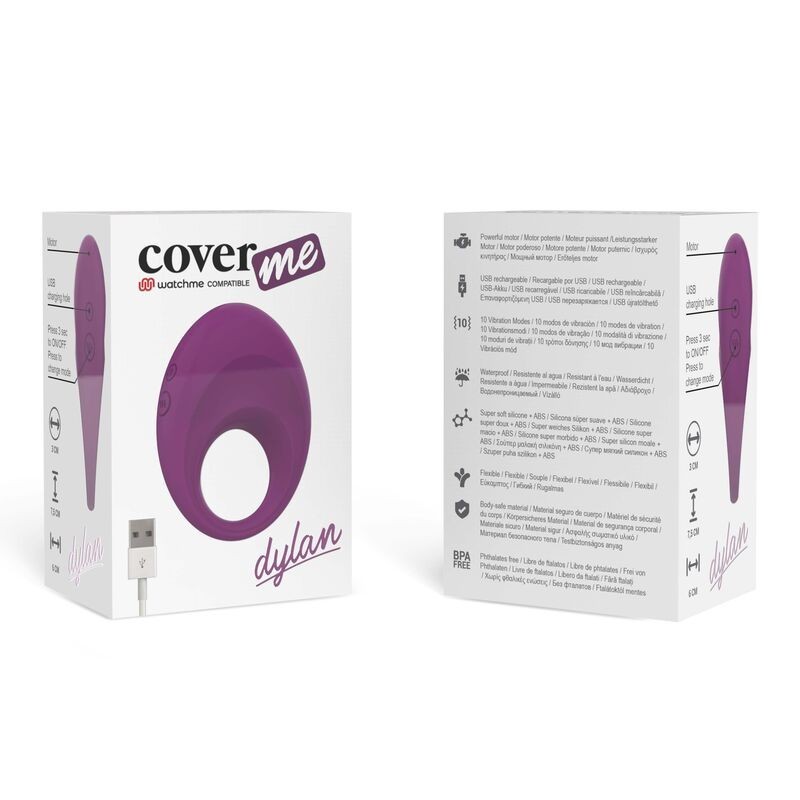 Coverme - Anello Ricaricabile Dylan Compatibile Con Tecnologia Wireless Watchme - COVERME - Anelli Fallici | erosidea.com