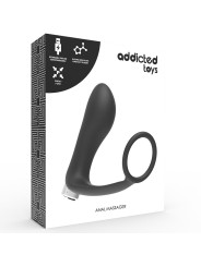 Vibratore Addicted Toys Prostatico Modello 1 Nero - Addicted Toys - Prostata e Perineo | erosidea.com