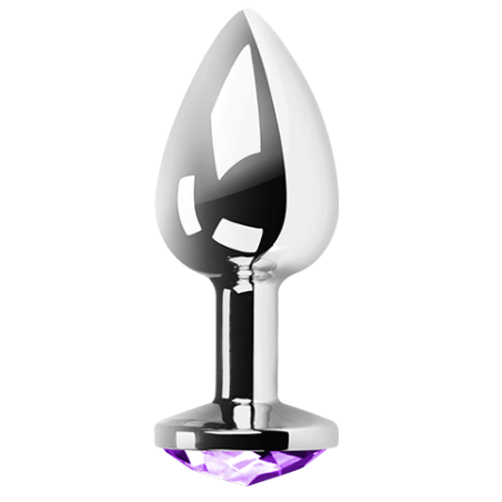 Plug Anale In Metallo Secretplay Lilla S - SECRETPLAY TOYS - Plug e Catene Anali | erosidea.com