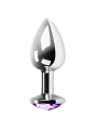 Plug Anale In Metallo Secretplay Lilla S - SECRETPLAY TOYS - Plug e Catene Anali | erosidea.com