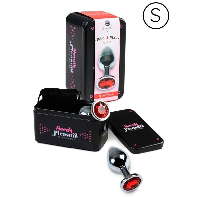 Secretplay - Plug Anale Rosso S - SECRETPLAY TOYS - Plug e Catene Anali | erosidea.com