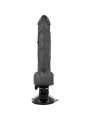 Vibratore Basecock Realistico Telecomando Nero Con Testicoli 195Cm - BASECOCK - Vibratori Realistici | erosidea.com