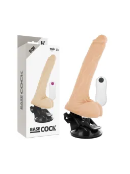 Vibratore Basecock Telecomando Realistico Naturale 19 Cm