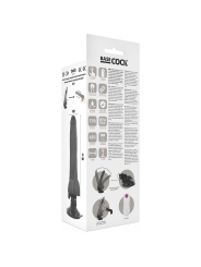Vibratore Basecock Realistico Telecomando Nero 19 Cm - BASECOCK - Vibratori Realistici | erosidea.com