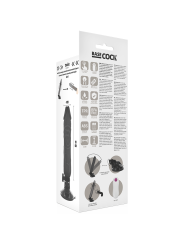 Vibratore Basecock Realistico Telecomando Nero 20 Cm - BASECOCK - Vibratori Realistici | erosidea.com