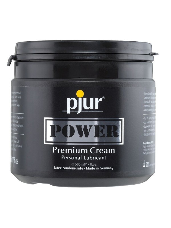 Lubrificante Personale Power Premium Cream 500 Ml - PJUR - A Base Silicone | erosidea.com