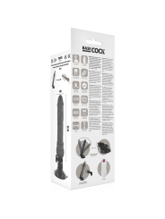Vibratore Basecock Realistico Telecomando Nero 195Cm - BASECOCK - Vibratori Realistici | erosidea.com