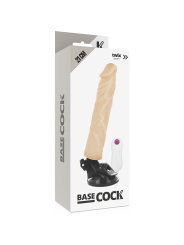 Vibratore Basecock Realistico Telecomando Naturale 21Cm - BASECOCK - Vibratori Realistici | erosidea.com
