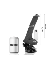 Vibratore Basecock Articolabile Telecomando Nero 18.5 Cm - BASECOCK - Vibratori | erosidea.com