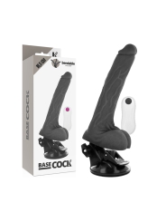 Vibratore Basecock Articolabile Telecomando Nero 18.5 Cm - BASECOCK - Vibratori | erosidea.com