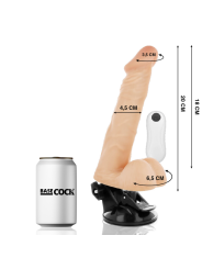 Vibratore Basecock Articolabile Telecomando Naturale 20 Cm - BASECOCK - Vibratori | erosidea.com