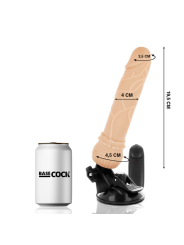 Vibratore Basecock Telecomando Naturale Realistico 195 Cm - BASECOCK - Vibratori Realistici | erosidea.com