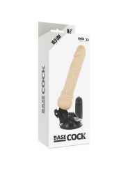 Vibratore Basecock Telecomando Naturale Realistico 195 Cm - BASECOCK - Vibratori Realistici | erosidea.com