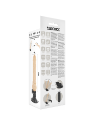 Vibratore Basecock Telecomando Naturale Realistico 195 Cm - BASECOCK - Vibratori Realistici | erosidea.com