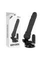 Vibratore Basecock Realistico Telecomando Nero 195 Cm - BASECOCK - Vibratori Realistici | erosidea.com