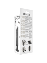 Vibratore Basecock Realistico Telecomando Nero 195 Cm - BASECOCK - Vibratori Realistici | erosidea.com