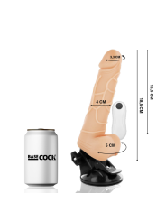 Vibratore Basecock Telecomando Naturale Realistico 185 Cm - BASECOCK - Vibratori Realistici | erosidea.com