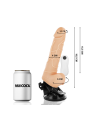 Vibratore Basecock Telecomando Naturale Realistico 185 Cm - BASECOCK - Vibratori Realistici | erosidea.com