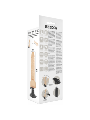 Vibratore Basecock Telecomando Naturale Realistico 185 Cm - BASECOCK - Vibratori Realistici | erosidea.com