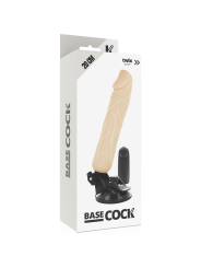Vibratore Basecock Telecomando Naturale Realistico 20 Cm - BASECOCK - Vibratori Realistici | erosidea.com